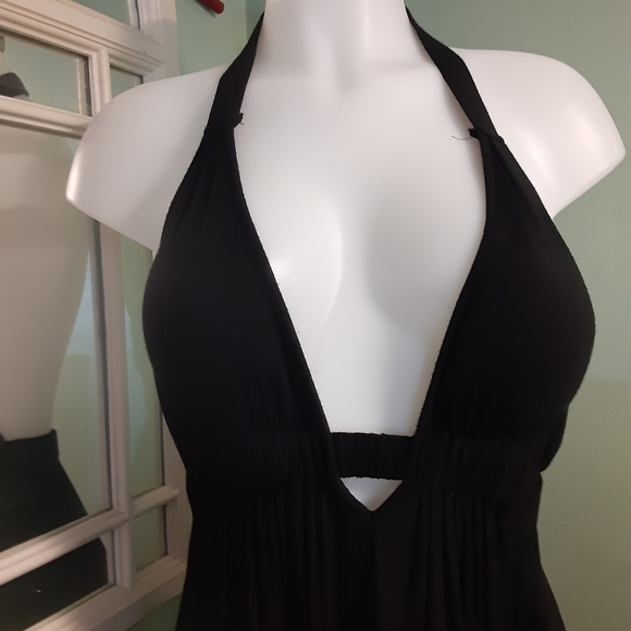 Size Xsmall Seductions little black halter dress - Picture 3 of 16